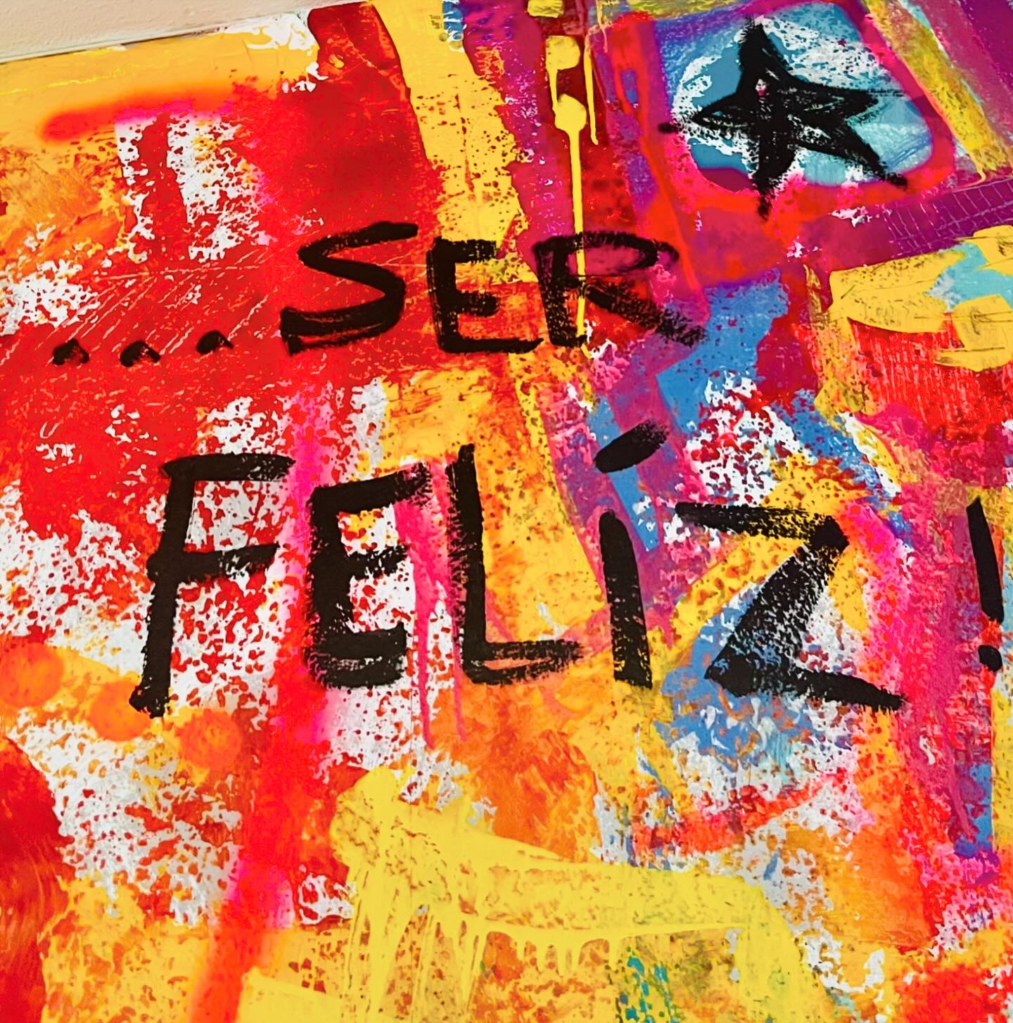 mural, peluqueria Mariela
