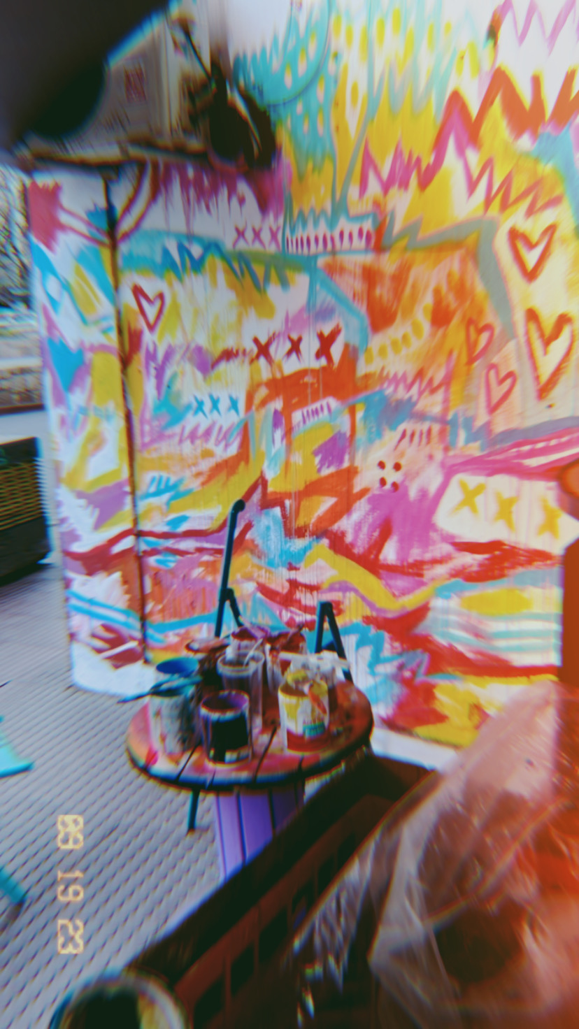 mural, arte urbano, kiosko